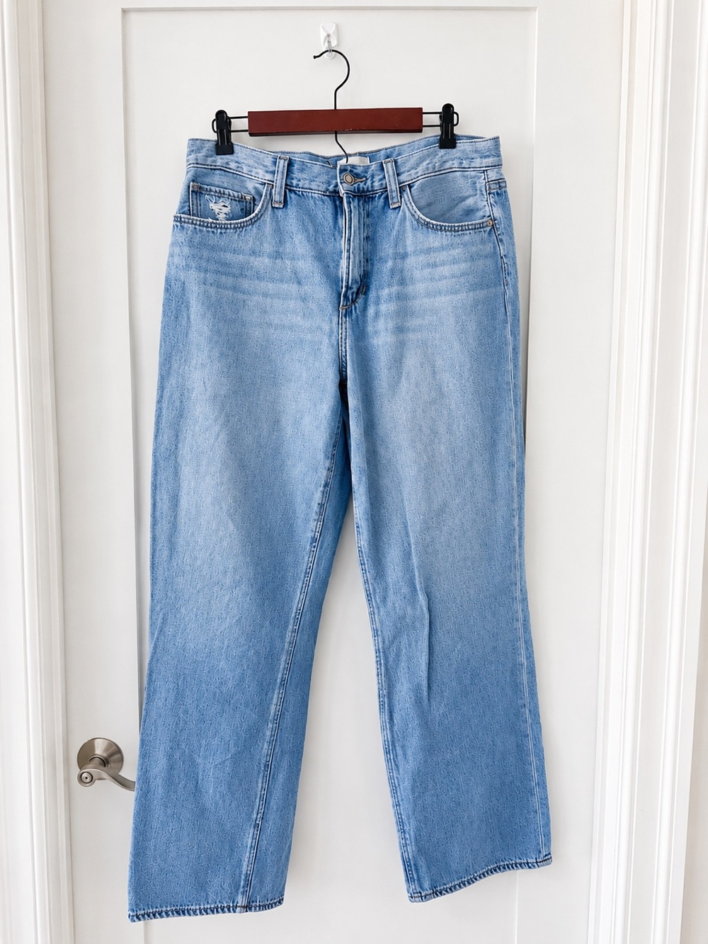 Favorite Daughter Washed Light Wash Boyfriend Jeans